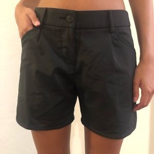 Black Long athletic shorts